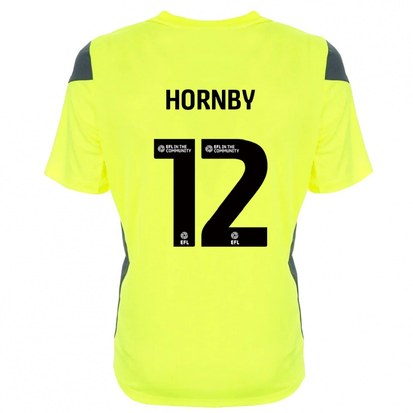 Danxen Criança Sam Hornby #12 Preto Verde Fluorescente Camisola Guarda-Redes 2025/26 Camisa