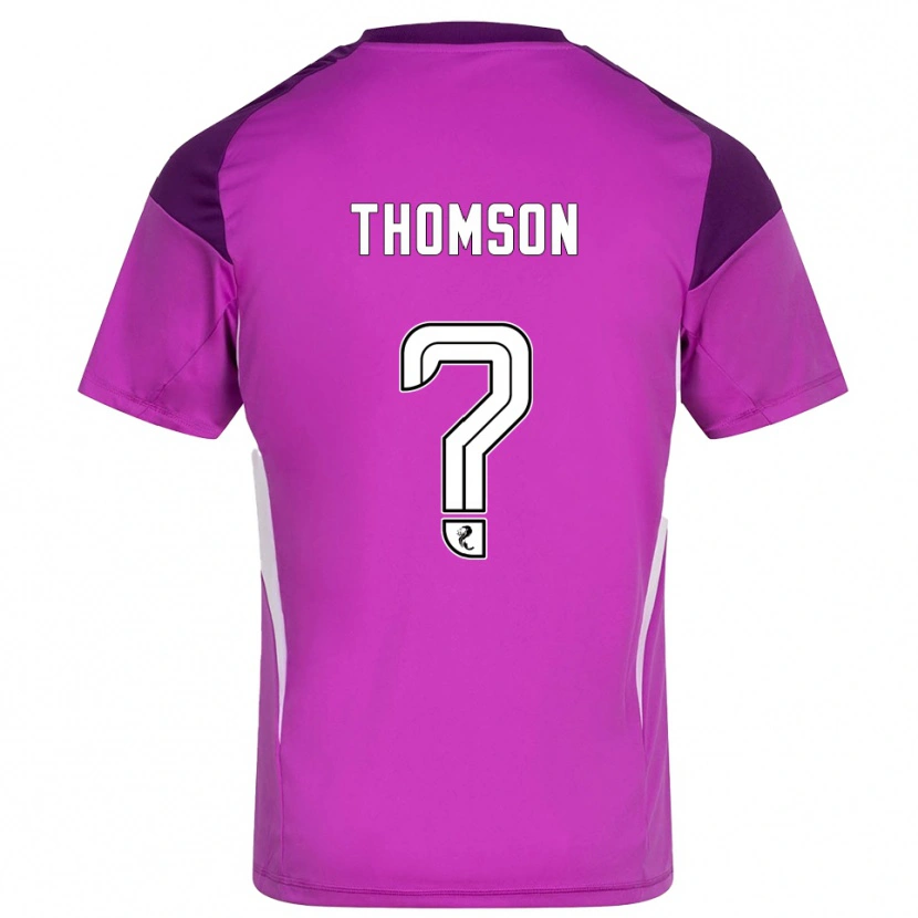 Danxen Criança Ethan Thomson #0 Magenta Roxo Camisola Guarda-Redes 2025/26 Camisa