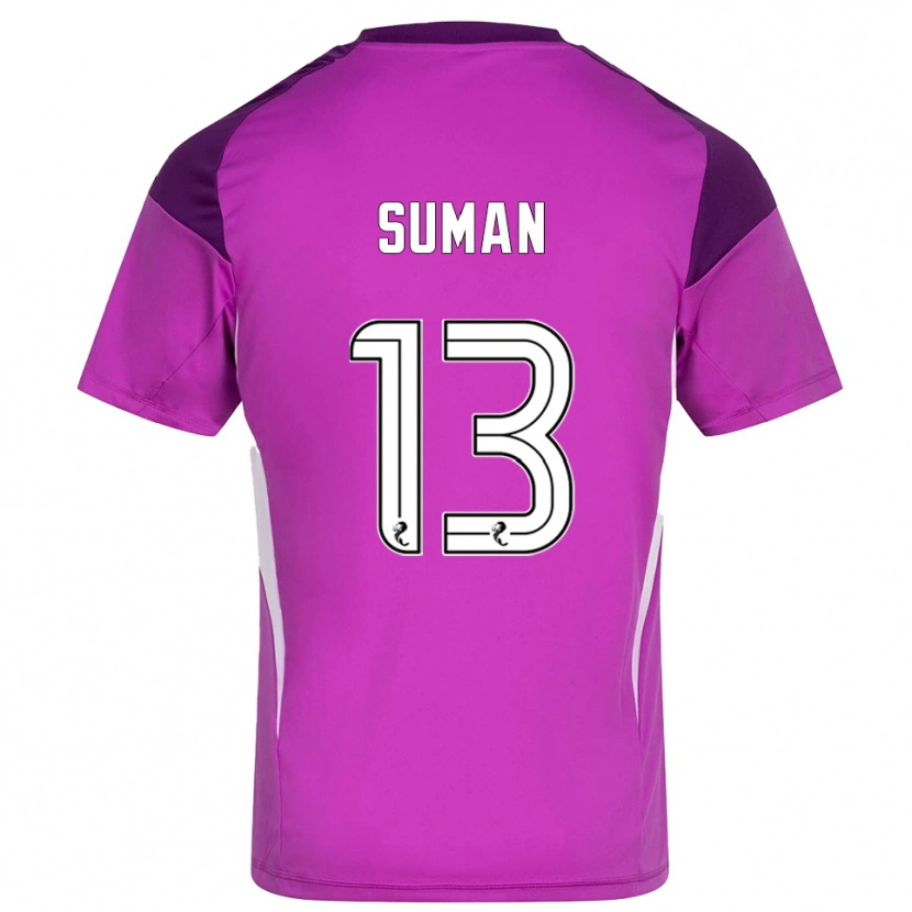 Danxen Criança Nick Suman #13 Magenta Roxo Camisola Guarda-Redes 2025/26 Camisa