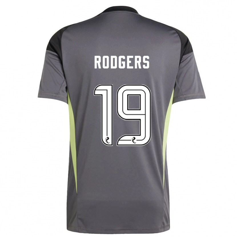 Danxen Criança Lisa Rodgers #19 Branco Cinza Camisola Guarda-Redes 2025/26 Camisa