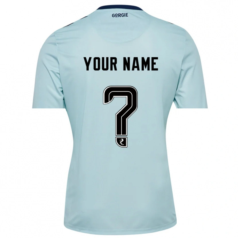 Danxen Criança Heart of Midlothian Preto Azul Claro Camisola Guarda-Redes 2025/26 Camisa