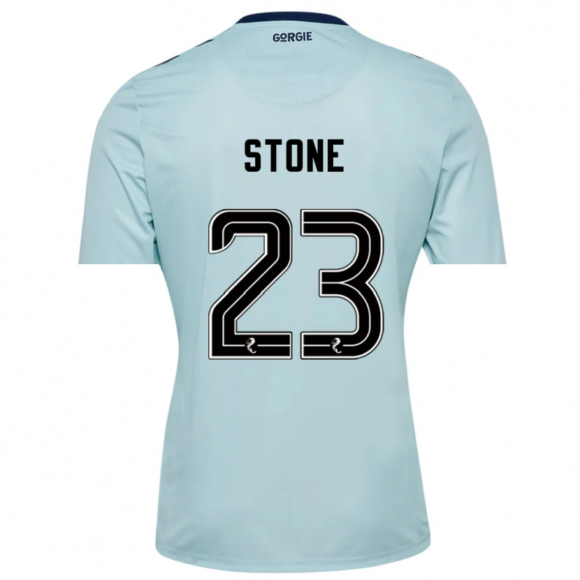 Danxen Criança Harry Stone #23 Preto Azul Claro Camisola Guarda-Redes 2025/26 Camisa