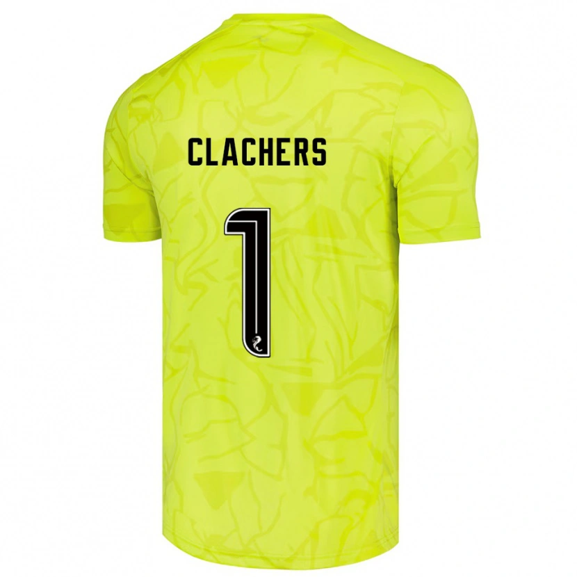 Danxen Criança Erin Clachers #1 Amarelo Preto Camisola Guarda-Redes 2025/26 Camisa