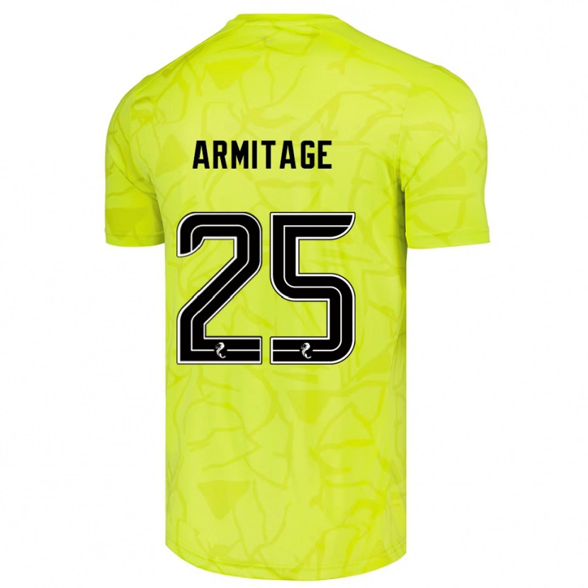 Danxen Criança Rowena Armitage #25 Amarelo Preto Camisola Guarda-Redes 2025/26 Camisa
