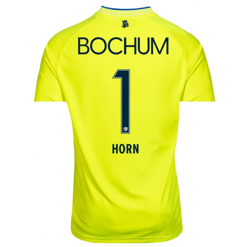 Danxen Criança Timo Horn #1 Verde Amarelo Camisola Guarda-Redes 2025/26 Camisa