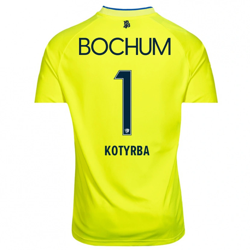 Danxen Criança Finn Kotyrba #1 Verde Amarelo Camisola Guarda-Redes 2025/26 Camisa