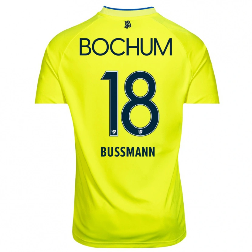 Danxen Criança Benjamin Bußmann #18 Verde Amarelo Camisola Guarda-Redes 2025/26 Camisa