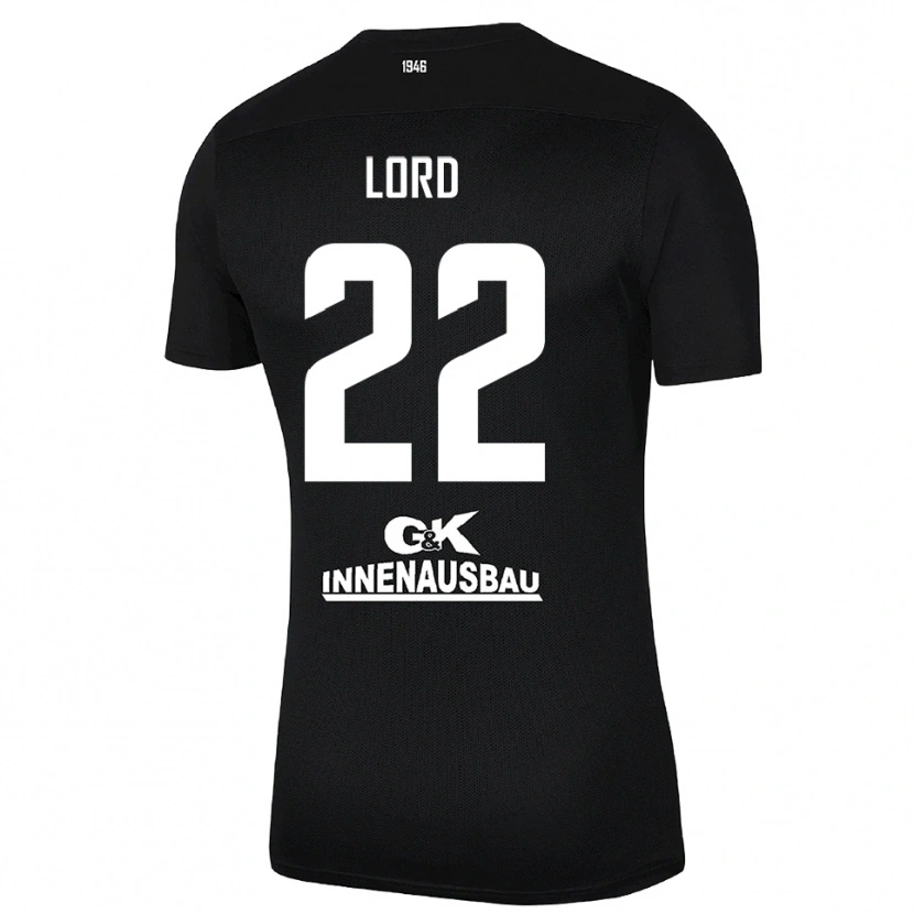 Danxen Criança Louis Lord #22 Preto Branco Camisola Guarda-Redes 2025/26 Camisa