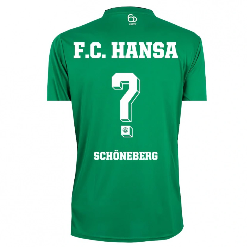 Danxen Criança Tom Schöneberg #0 Verde Escuro Branco Camisola Guarda-Redes 2025/26 Camisa