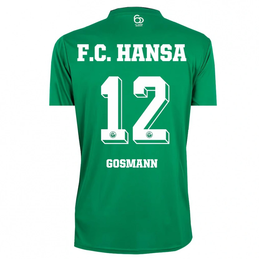 Danxen Criança Hermann Gosmann #12 Verde Escuro Branco Camisola Guarda-Redes 2025/26 Camisa