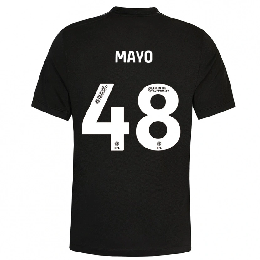 Danxen Criança Bradley Mayo #48 Preto Branco Camisola Guarda-Redes 2025/26 Camisa