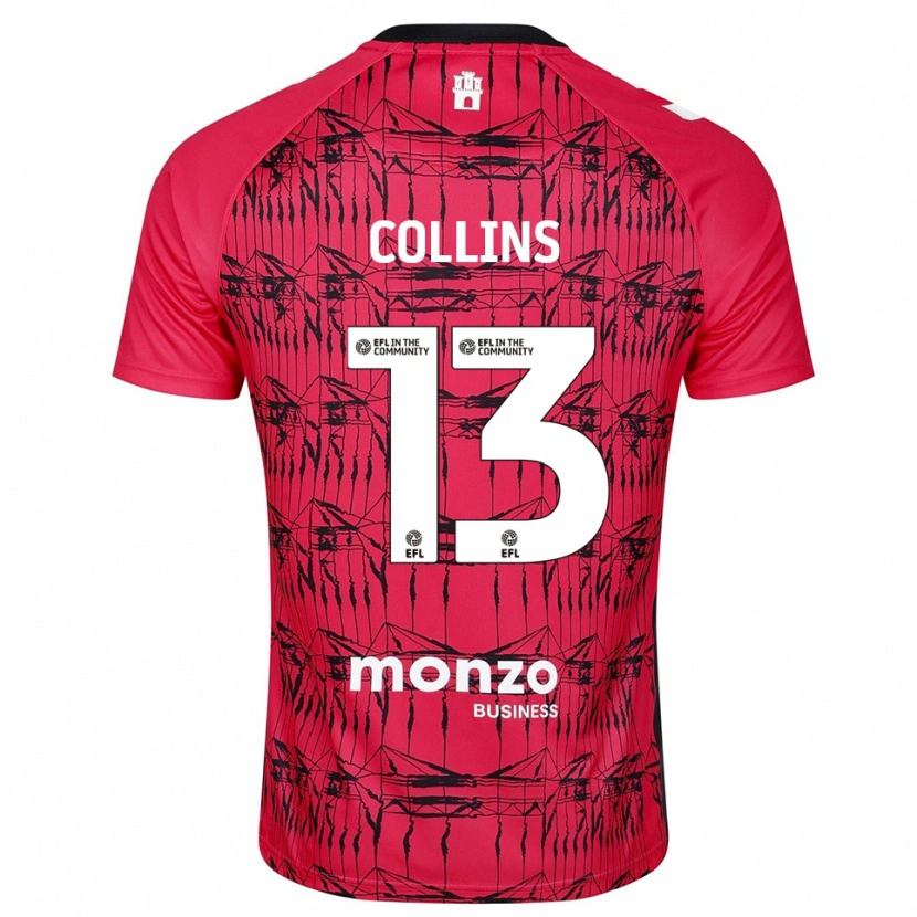 Danxen Criança Ben Wilson #13 Branco Vermelho Camisola Guarda-Redes 2025/26 Camisa