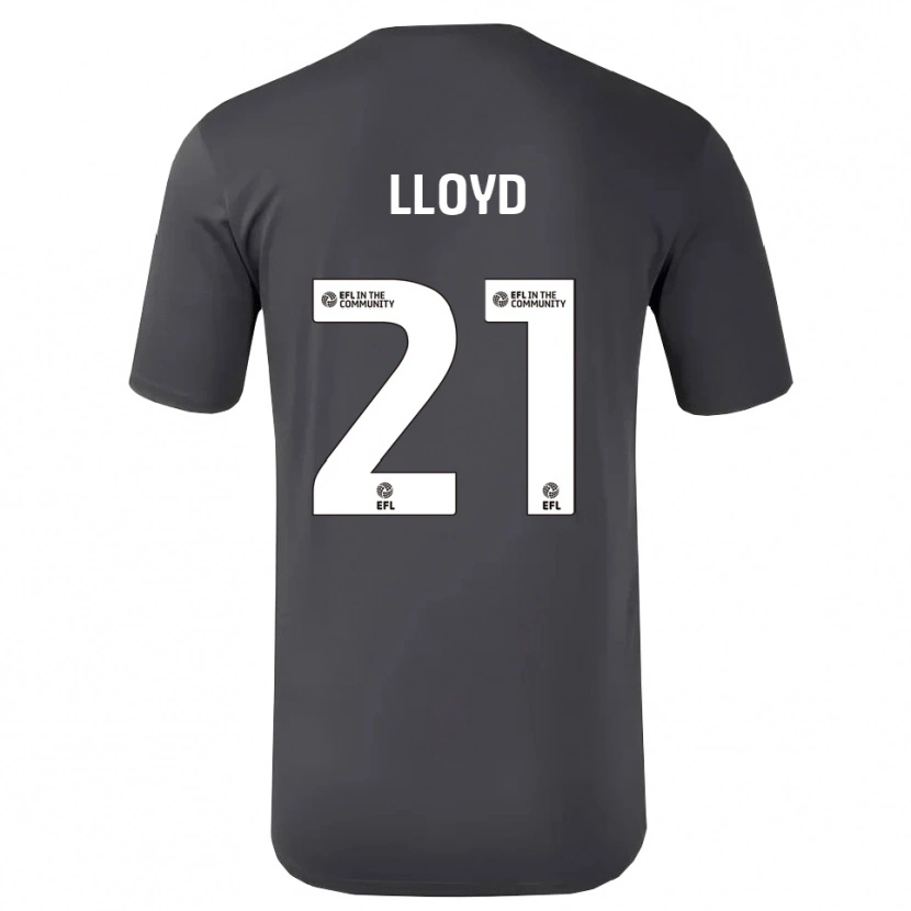 Danxen Criança Oliver Lloyd #21 Branco Preto Camisola Guarda-Redes 2025/26 Camisa