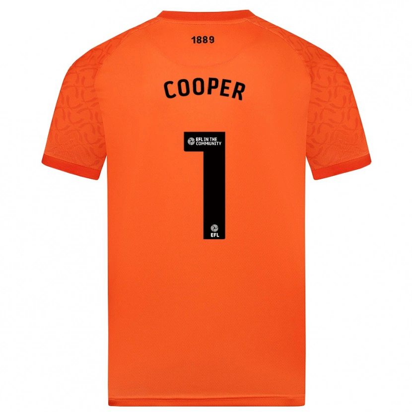 Danxen Criança Michael Cooper #1 Preto Laranja Camisola Guarda-Redes 2025/26 Camisa