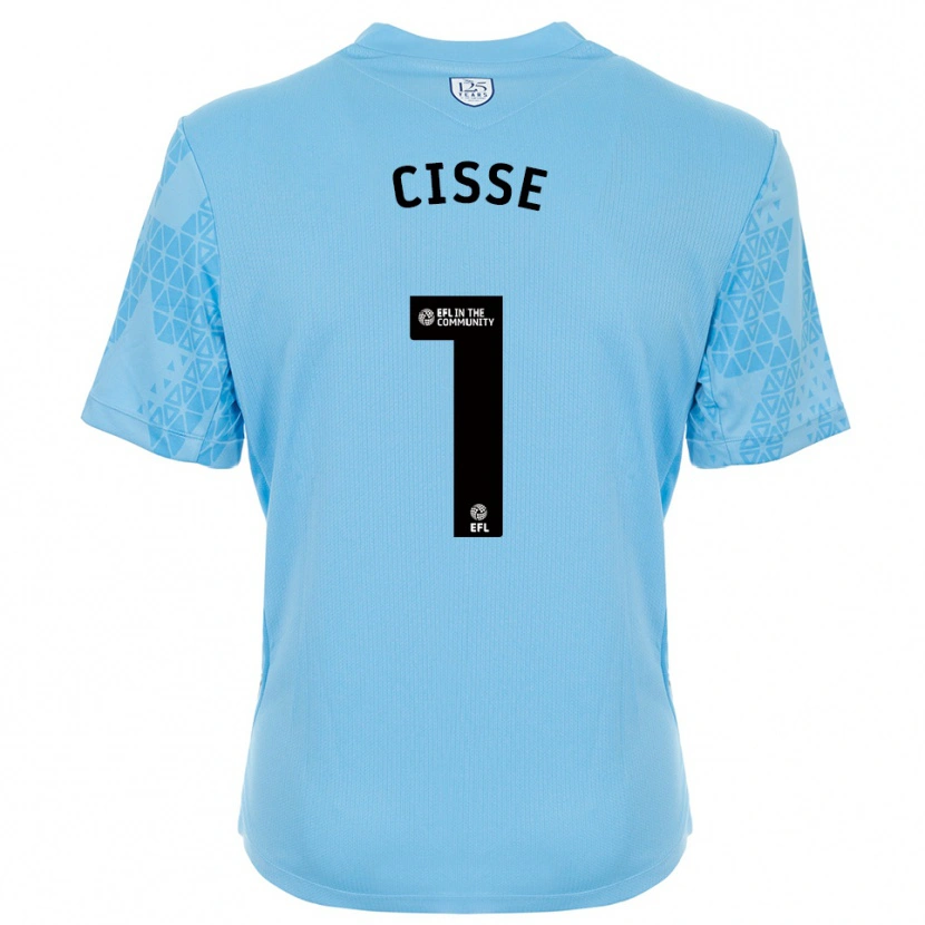 Danxen Criança Ben Cisse #1 Preto Azul Céu Camisola Guarda-Redes 2025/26 Camisa