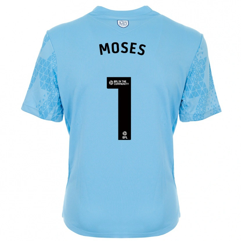 Danxen Criança Maxwell Moses #1 Preto Azul Céu Camisola Guarda-Redes 2025/26 Camisa