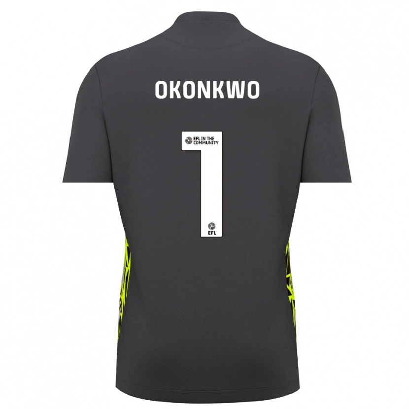Danxen Criança Arthur Okonkwo #1 Verde Floresta Cinza Camisola Guarda-Redes 2025/26 Camisa