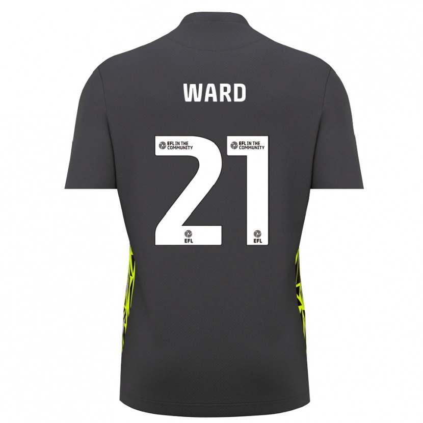 Danxen Criança Danny Ward #21 Verde Floresta Cinza Camisola Guarda-Redes 2025/26 Camisa