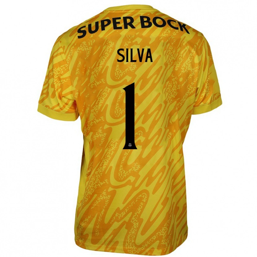Danxen Criança Rui Silva #1 Amarelo Laranja Camisola Guarda-Redes 2025/26 Camisa