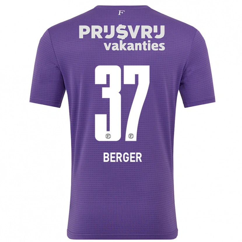 Danxen Criança Mannou Berger #37 Roxo Branco Camisola Guarda-Redes 2025/26 Camisa