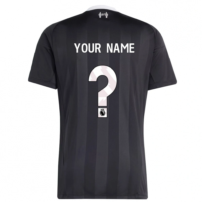 Danxen Criança Liverpool FC Preto Branco Camisola Guarda-Redes 2025/26 Camisa