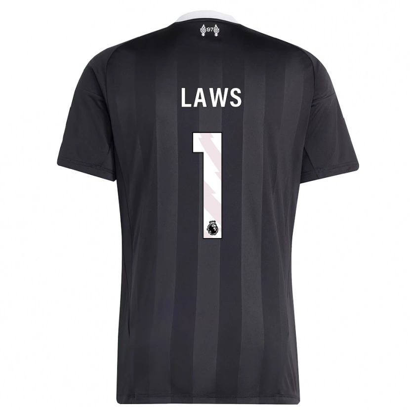 Danxen Criança Rachael Laws #1 Preto Branco Camisola Guarda-Redes 2025/26 Camisa