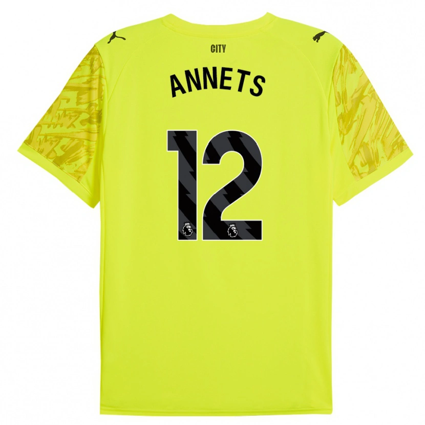 Danxen Criança Eve Annets #12 Amarelo Laranja Preto Camisola Guarda-Redes 2025/26 Camisa
