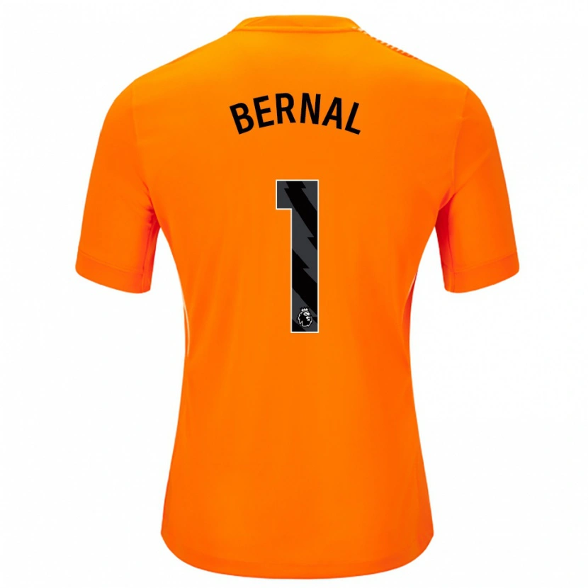 Danxen Criança Freddy Bernal #1 Laranja Preto Camisola Guarda-Redes 2025/26 Camisa