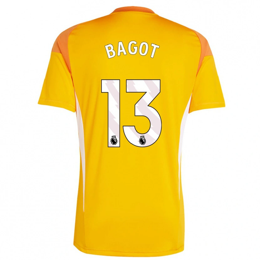 Danxen Criança Matthew Bagot #13 Laranja Branco Camisola Guarda-Redes 2025/26 Camisa