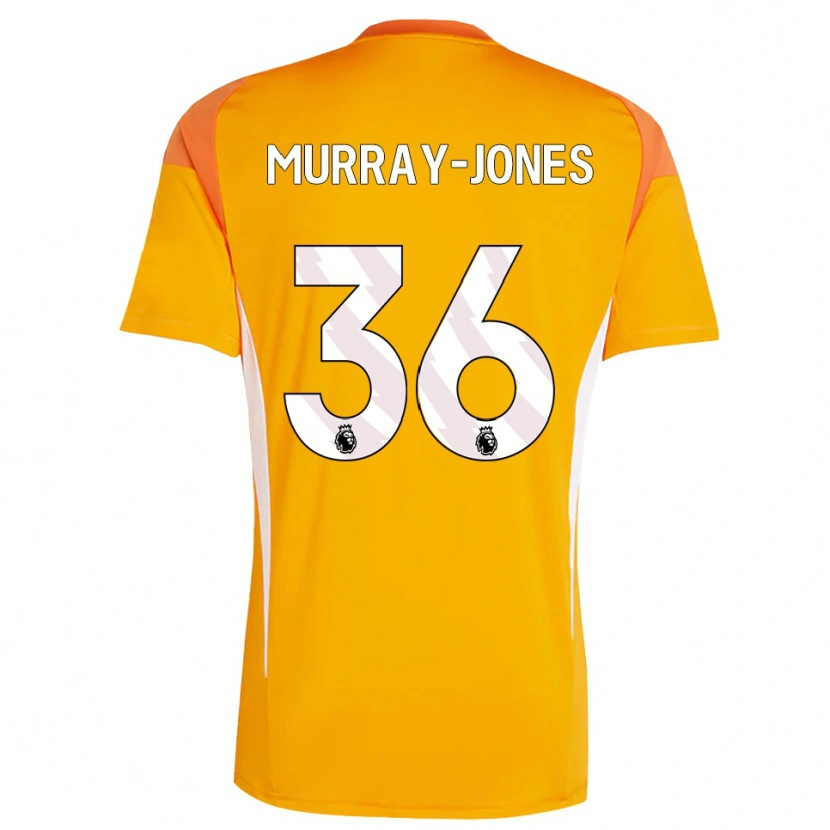 Danxen Criança George Murray-Jones #36 Laranja Branco Camisola Guarda-Redes 2025/26 Camisa