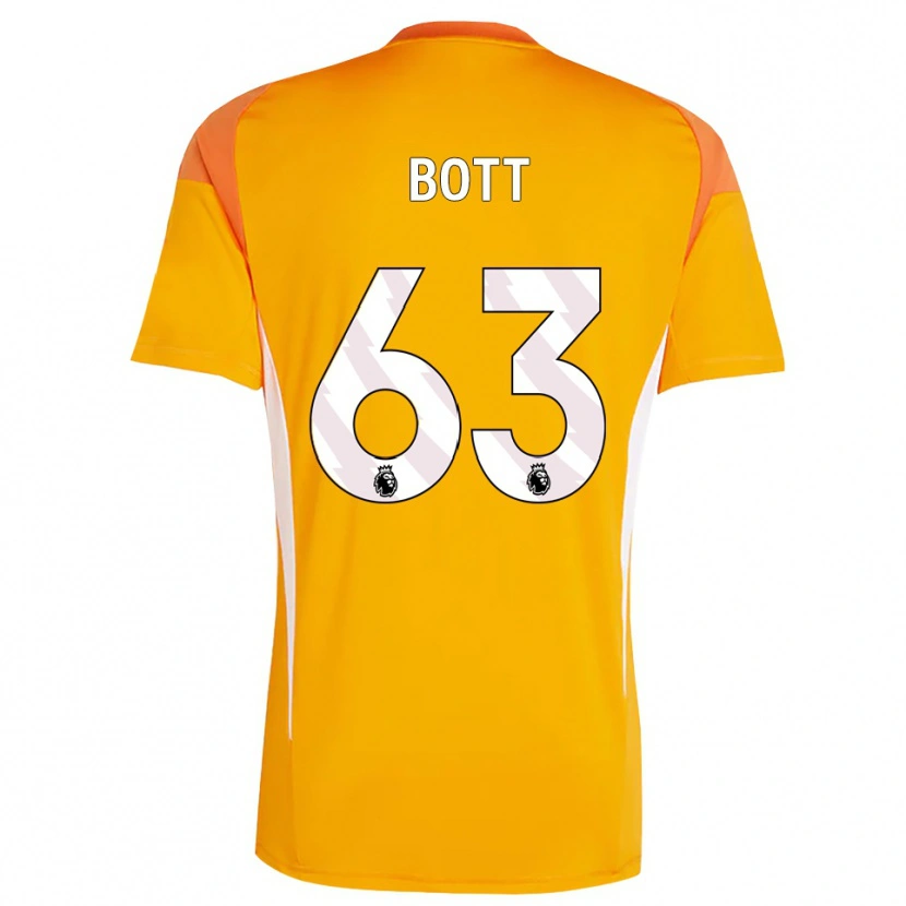 Danxen Criança Aaron Bott #63 Laranja Branco Camisola Guarda-Redes 2025/26 Camisa