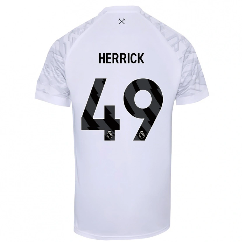 Danxen Criança Finlay Herrick #49 Preto Branco Camisola Guarda-Redes 2025/26 Camisa