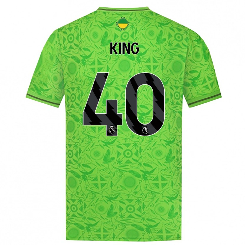 Danxen Criança Tom King #40 Verde Preto Camisola Guarda-Redes 2025/26 Camisa