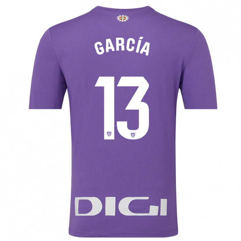 Danxen Criança Simón García #13 Roxo Branco Camisola Guarda-Redes 2025/26 Camisa