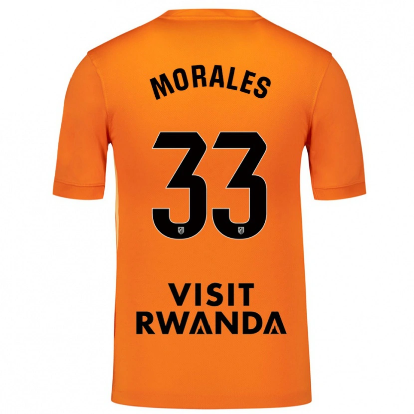 Danxen Criança Luismi Morales #33 Laranja Preto Camisola Guarda-Redes 2025/26 Camisa