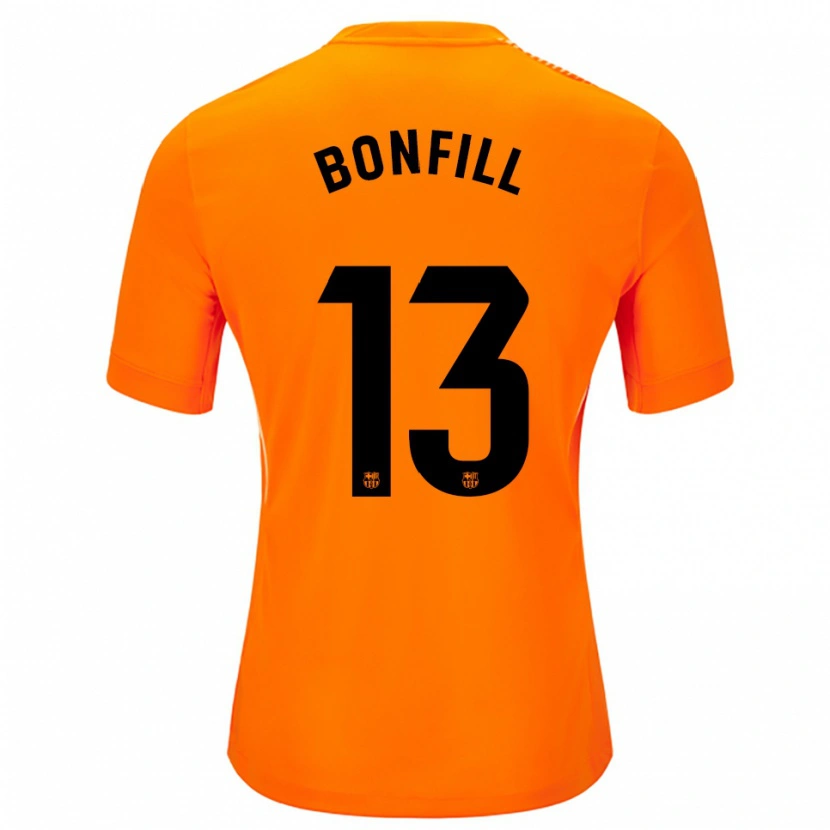 Danxen Criança Max Bonfill #13 Laranja Preto Camisola Guarda-Redes 2025/26 Camisa