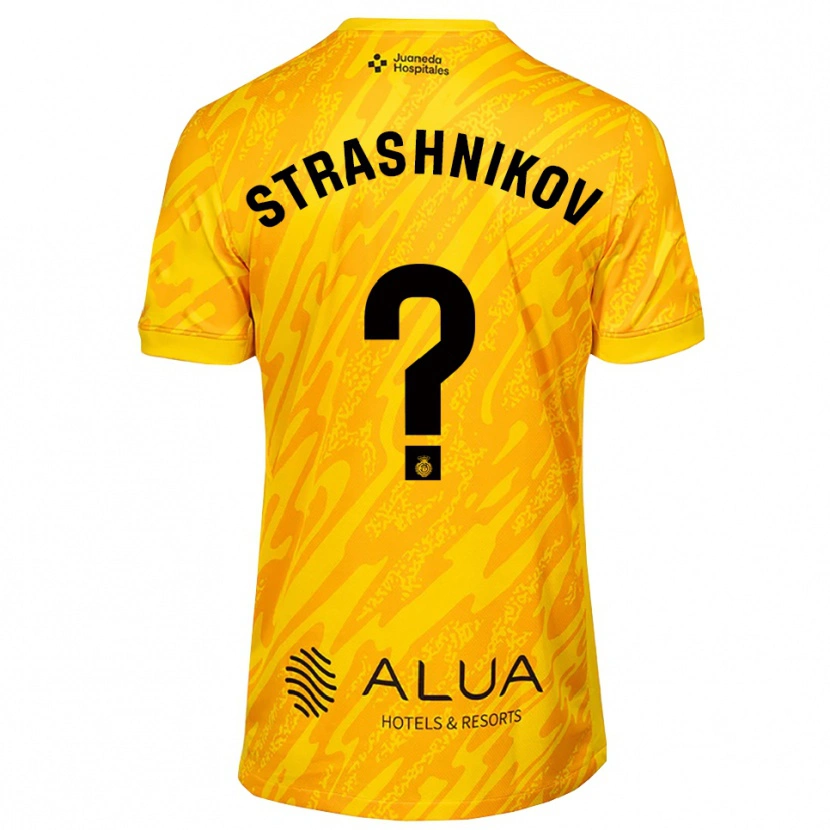 Danxen Criança Nikolay Strashnikov #0 Laranja Preto Camisola Guarda-Redes 2025/26 Camisa