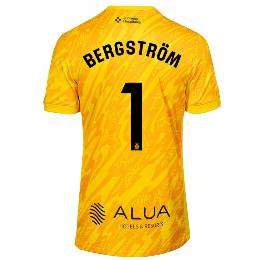 Danxen Criança Lucas Bergström #1 Laranja Preto Camisola Guarda-Redes 2025/26 Camisa