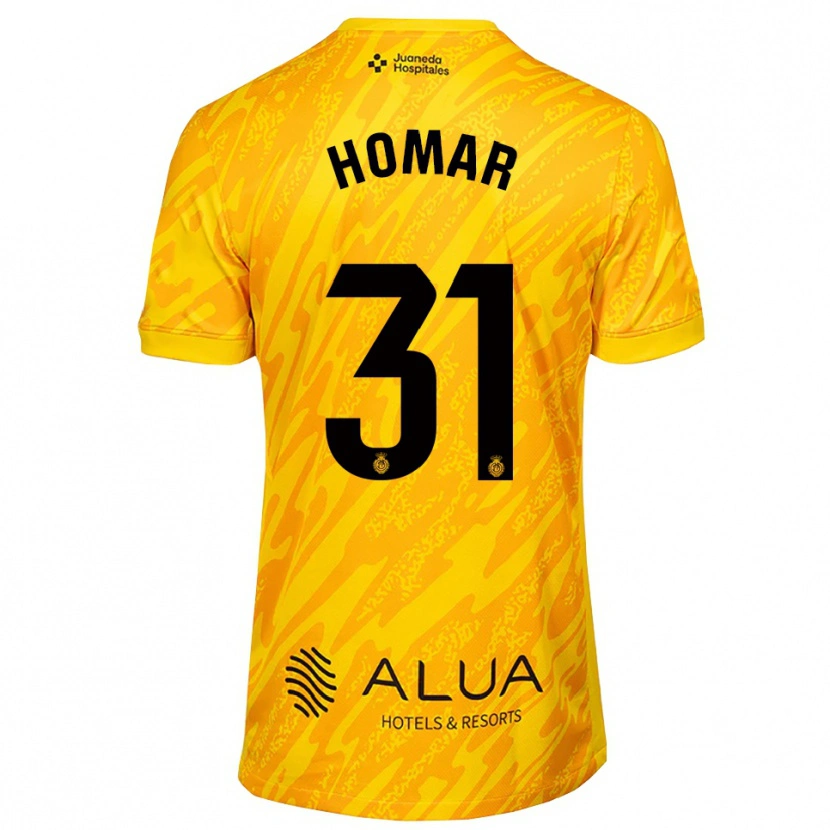 Danxen Criança Gaspar Homar #31 Laranja Preto Camisola Guarda-Redes 2025/26 Camisa