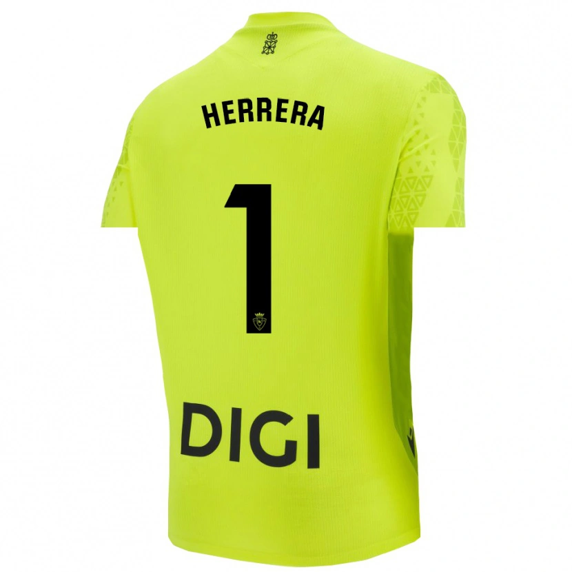 Danxen Criança Sergio Herrera #1 Verde Fluorescente Camisola Guarda-Redes 2025/26 Camisa