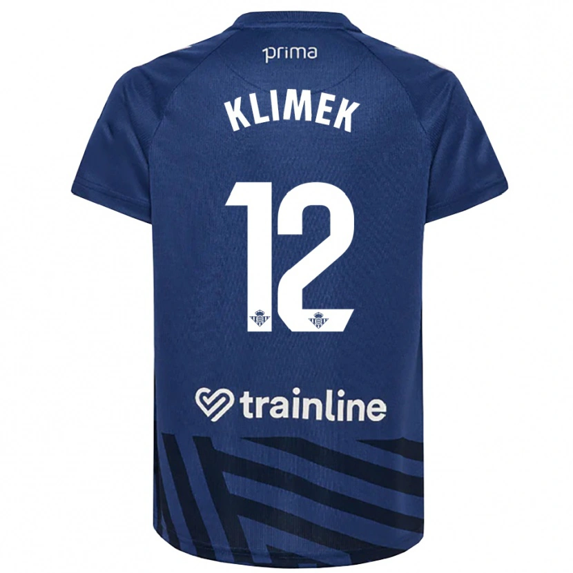 Danxen Criança Bruno Klimek #12 Azul Real Branco Camisola Guarda-Redes 2025/26 Camisa