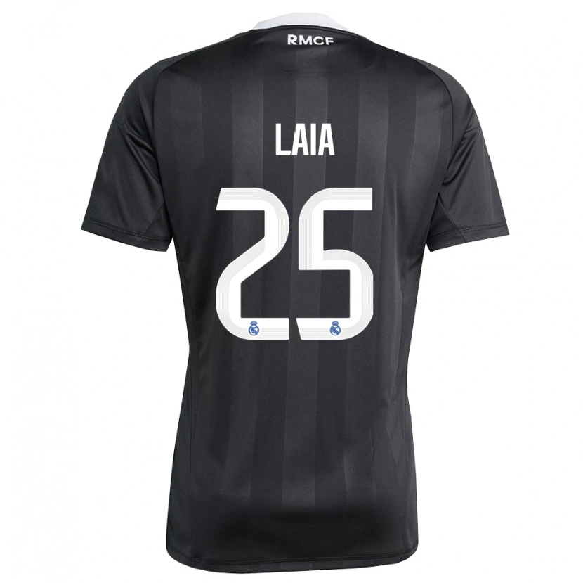 Danxen Criança Laia López De La Morena #25 Preto Branco Camisola Guarda-Redes 2025/26 Camisa