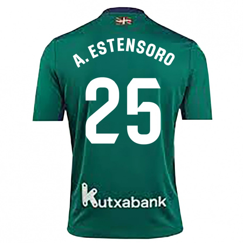 Danxen Criança Alazne Estensoro #25 Azul Marinho Verde Camisola Guarda-Redes 2025/26 Camisa