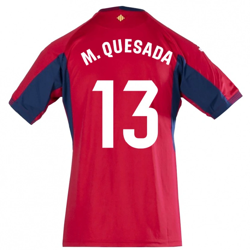Danxen Criança Montserrat Quesada Carrasco #13 Azul Real Vermelho Camisola Guarda-Redes 2025/26 Camisa