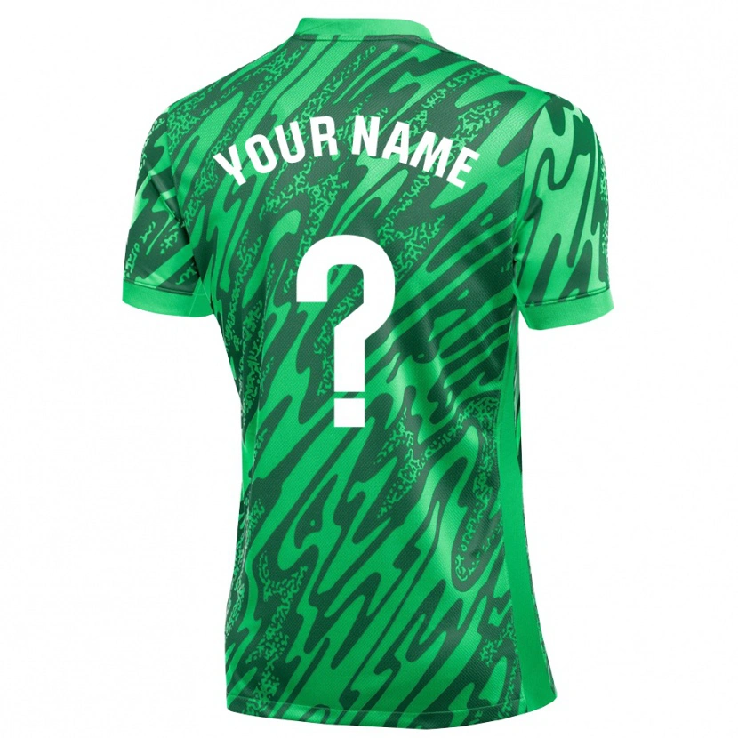 Danxen Criança Elche CF Verde Escuro Branco Camisola Guarda-Redes 2025/26 Camisa