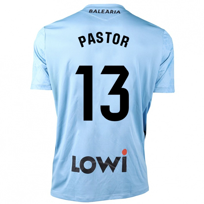 Danxen Criança Alfonso Pastor #13 Azul Claro Preto Camisola Guarda-Redes 2025/26 Camisa