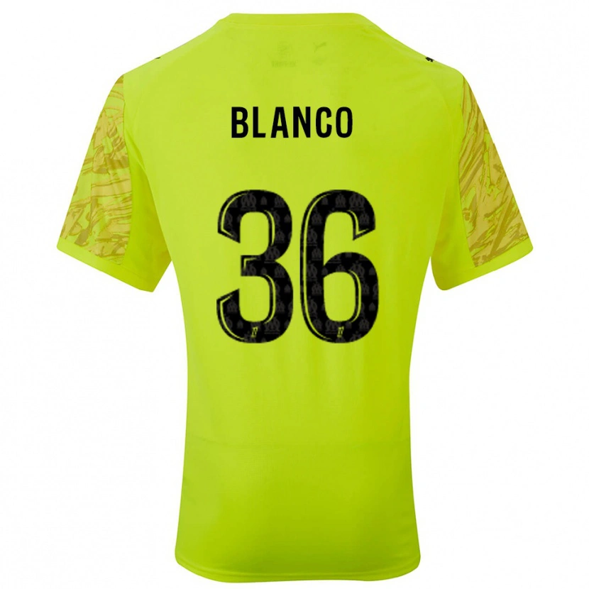 Danxen Criança Rubén Blanco #36 Verde Fluorescente Preto Camisola Guarda-Redes 2025/26 Camisa