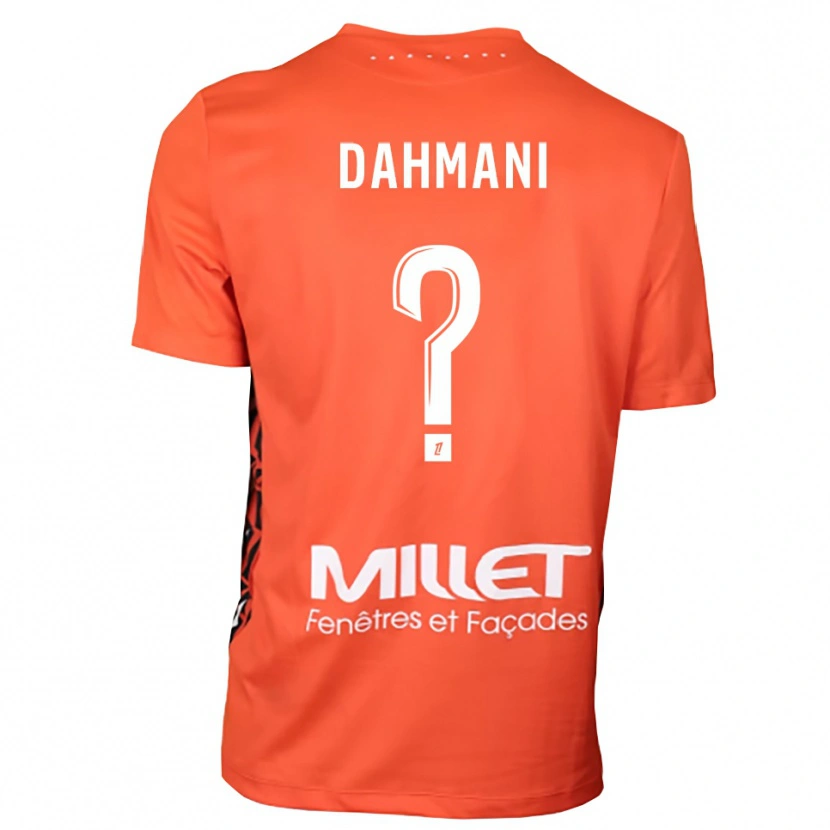 Danxen Criança Waël Dahmani #0 Laranja Branco Camisola Guarda-Redes 2025/26 Camisa