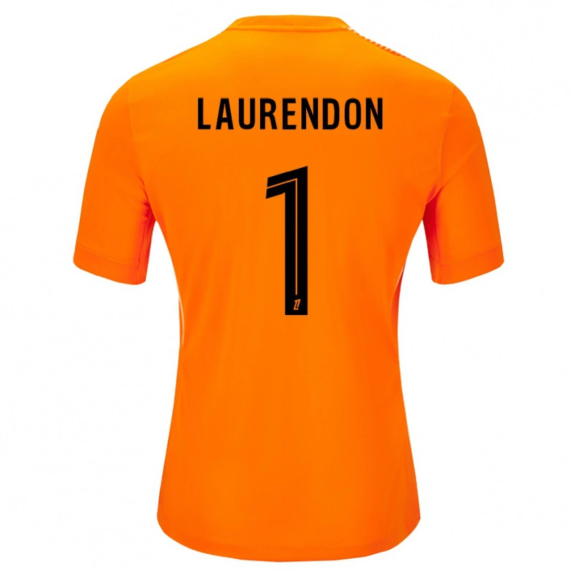 Danxen Criança Bilal Laurendon #1 Laranja Preto Camisola Guarda-Redes 2025/26 Camisa