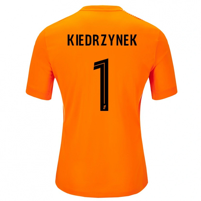 Danxen Criança Katarzyna Kiedrzynek #1 Laranja Preto Camisola Guarda-Redes 2025/26 Camisa